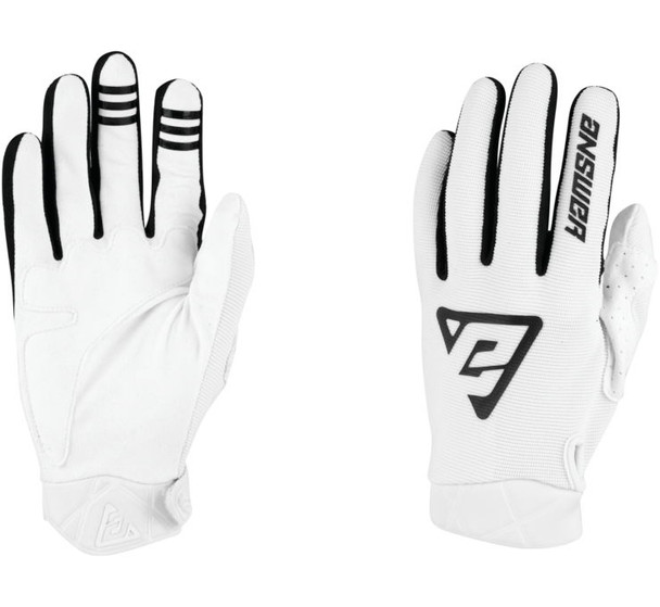 Answer Racing Youth Peak Glove White/Black Youth S 446607