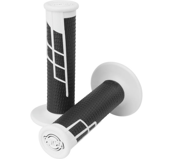 ProTaper Clamp-On Half-Waffle Grips White/Black 21667