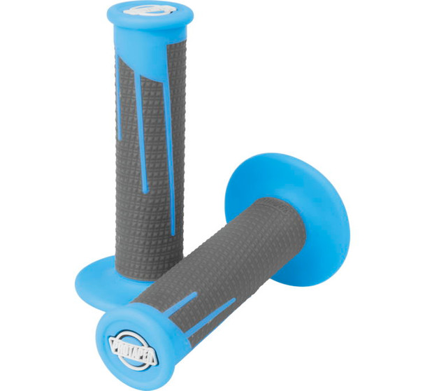 ProTaper Clamp-On Full Diamond Grips Neon Blue/Dark Grey 21685