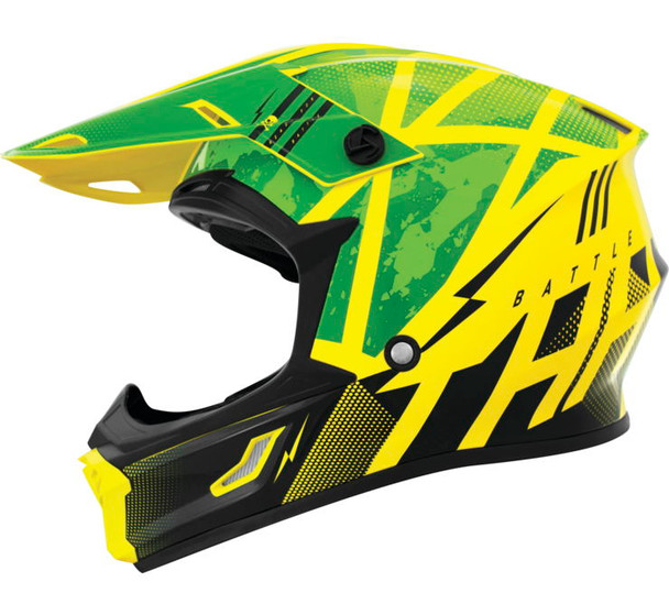 THH T710X Battle Helmet Green/Black L 646385