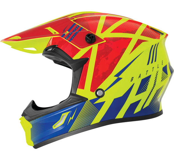 THH T710X Battle Youth Helmet Red/Blue Youth M 646476
