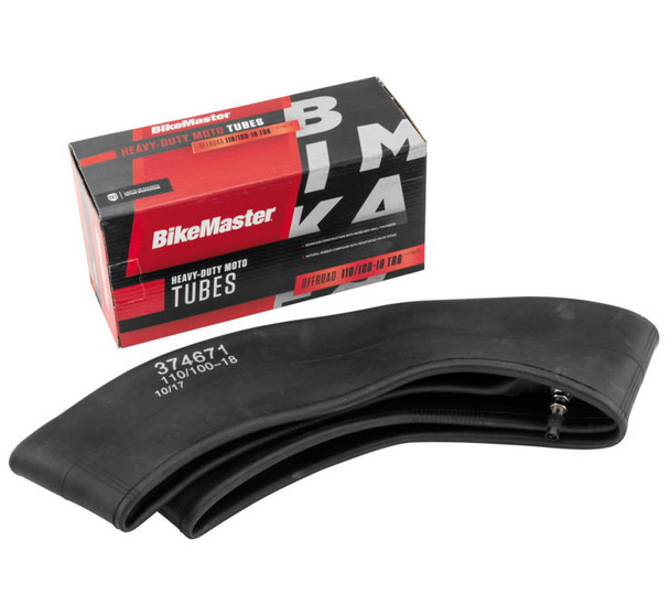 BikeMaster Heavy-Duty Moto Tubes Black 110/100-18 374671
