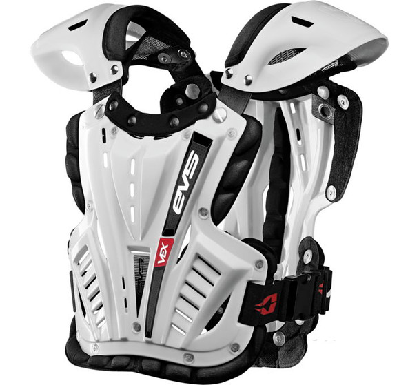 EVS Youth Vex Chest Protector White Youth S VEX-W-S