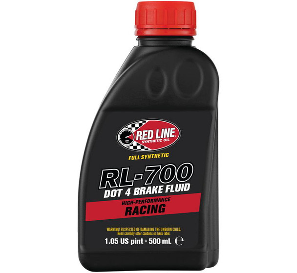 Red Line RL-700 Racing Brake Fluid DOT 4 Full Synthetic 16 oz. for Case Order 6 90405
