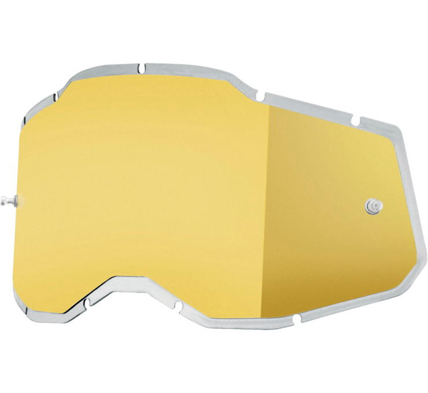 100% 2.0 Injected Replacement Lens Gold Mirror 51008-359-01
