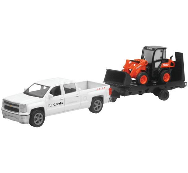 New Ray Toys 1:43 Chevy Pickup & Kubota Farm Vehicles Kubota R630 and Chevy Pickup Truck SS-34233A
