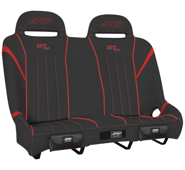 PRP GT/S.E. Seats Bench Rear Black/Red TUCKA60-PORXP-204