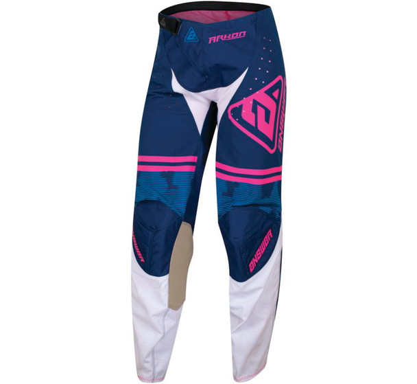 Answer Racing Women's A23 Arkon Trials Pant Blue/White/Magenta 10 447411