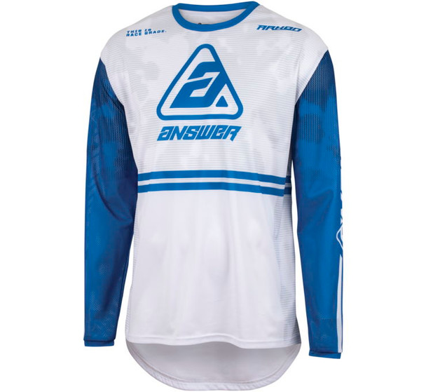 Answer Racing Youth A23 Arkon Trials Jersey Blue/White Youth XL 447575