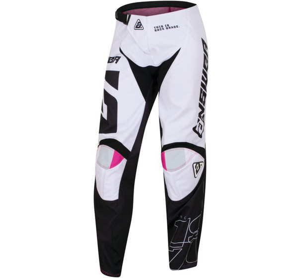Answer Racing Youth A23 Syncron CC Pant Black/White/Rhodamine Youth 24 447556