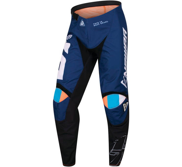 Answer Racing Youth A23 Syncron CC Pant Blue/Hyper Orange/Black Youth 22 447543