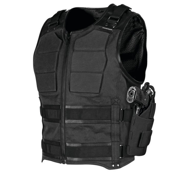 Speed and Strength Men's True Grit Armored Vest Black XL 1114-0501-0055