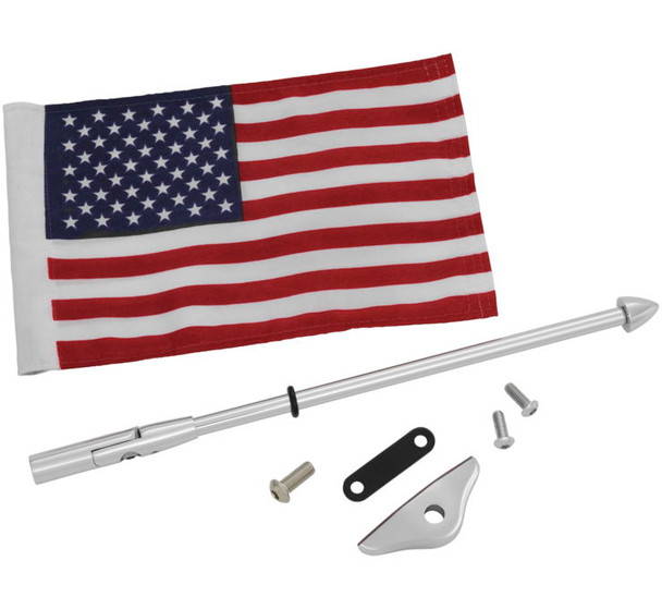 Show Chrome Accessories Folding Flag Pole For Gold Wing Chrome 52-965