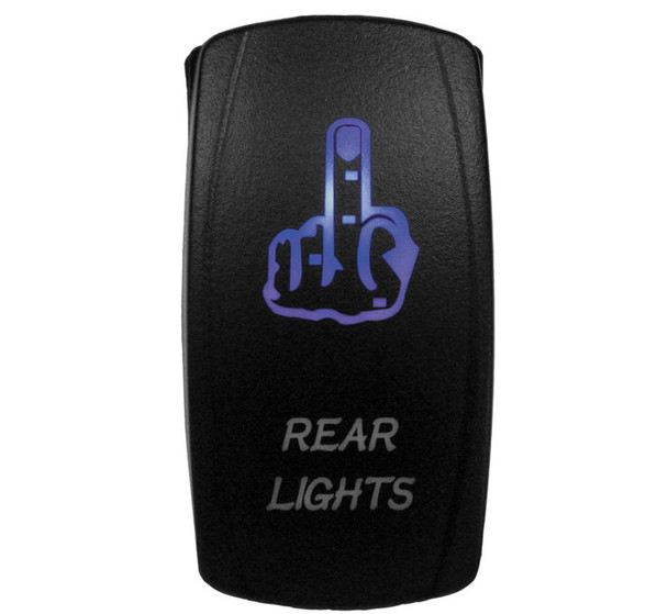 DragonFire Racing Laser-Etched Dual LED Switches Blue 04-0066