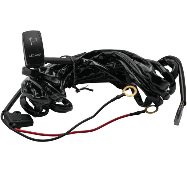 QuadBoss Wiring Harness for LED Light Whip Black T-4-119-QB
