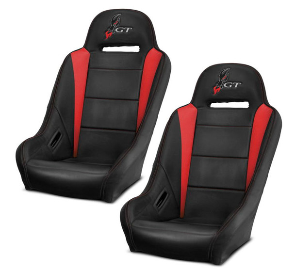 DragonFire Racing Highback RT Seat Black/Red 15-1155