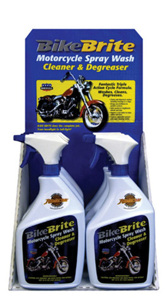 Bike Brite Motorcycle Spray Wash Pop Display Mc44D