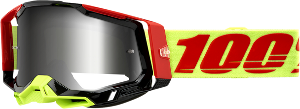100% Racecraft 2 Goggles - Wiz - Flash Silver 5001000010