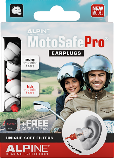 Alpine Hearing Protection Motosafepro« Earplugs 11123112