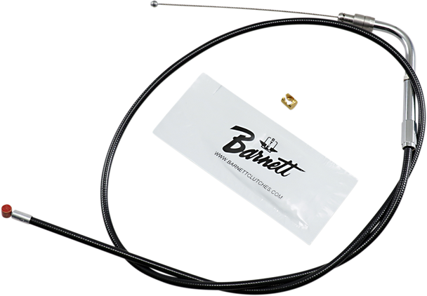 Barnett Black Vinyl Throttle Idle Cable 1013030015