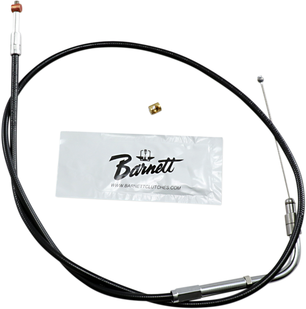 Barnett Black Vinyl Throttle Idle Cable 1013030019