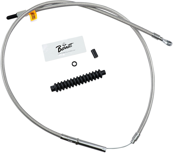 Barnett High-Efficiency Stainless Steel Clutch Cable For Harley-Davidson 1023010020He