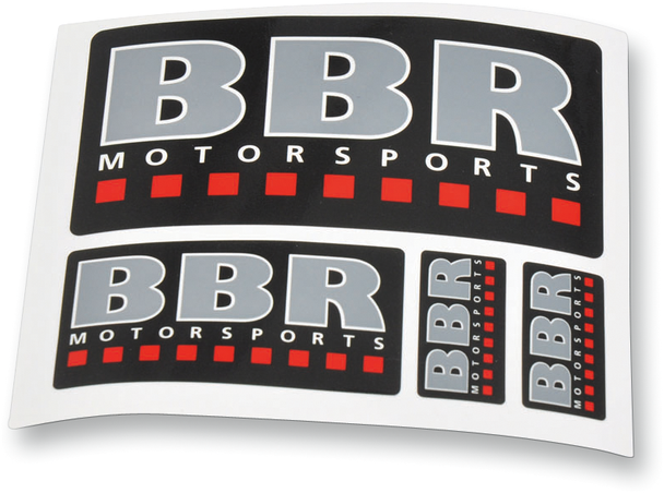 Bbr Motorsports Vinyl Decals Sheet 710Bbr2005