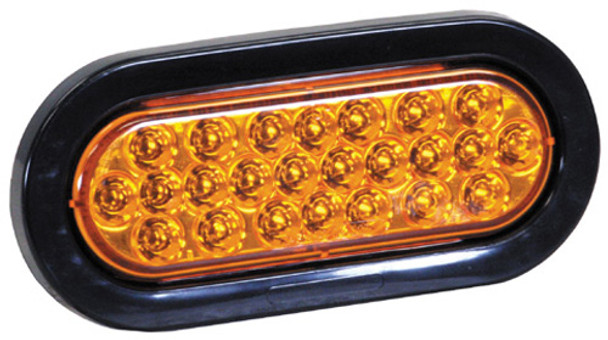 Buyers 6-1/2" Oval Amber Strobe Light Sl65Ao