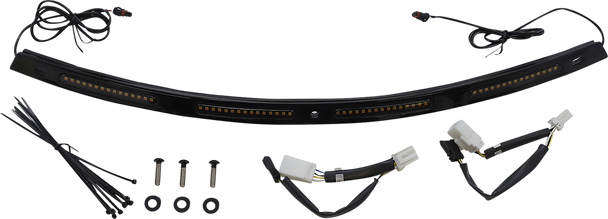 Custom Dynamics Genesis« 4 Dynamic Led Batwing Windshield Trim Cdwt201B