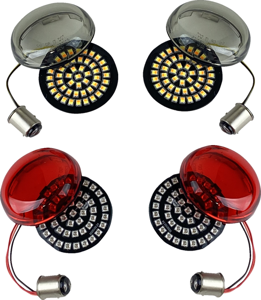 Custom Dynamics Genesis« 4 Led Front & Rear Turn Signal Kit Gen4Bcmkit1