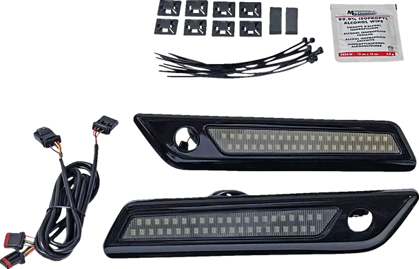 Custom Dynamics Saddlebag Latch Dual Color Accent Lights Cdsbldcsb