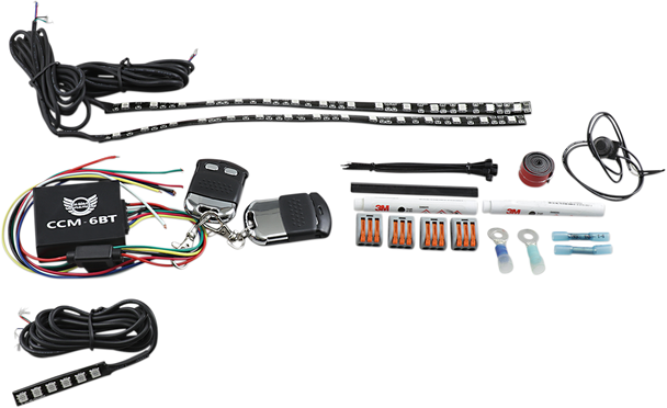 Custom Dynamics Magical Wizardö Indian Led Engine Accent Light Kit With Bluetooth Remote Cdindtmwk1Bm