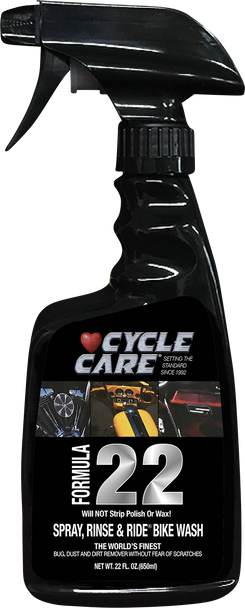 Cycle Care Formulas Formula 22 Spray, Rinse & Ride« Cleaner 22032