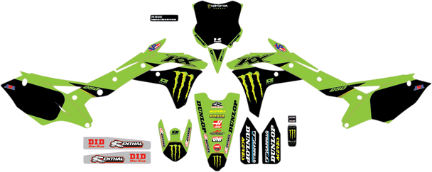 D'Cor Visuals Complete Graphics Kit 2021 Monster Energy 2020641