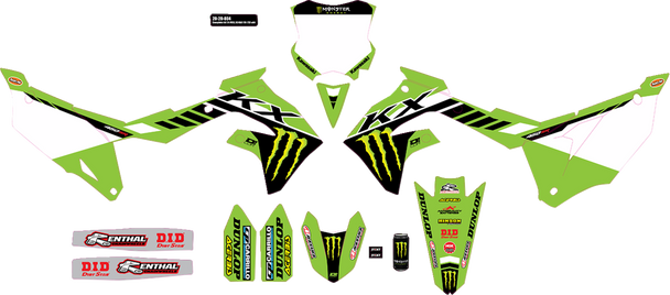 D'Cor Visuals Complete Graphics Kit Monster Energy 2020804