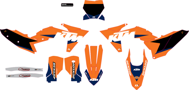 D'Cor Visuals Complete Graphics Kit Ktm Racing 2030225