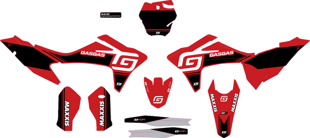 D'Cor Visuals Complete Graphics Kit Gasgas Racing 2065203