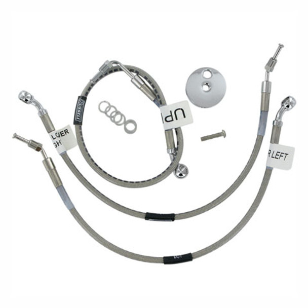 Russell Kawasaki & Suzuki Front Brake Line Kit 02-04 Kawasaki Vn1500/1 R08339S