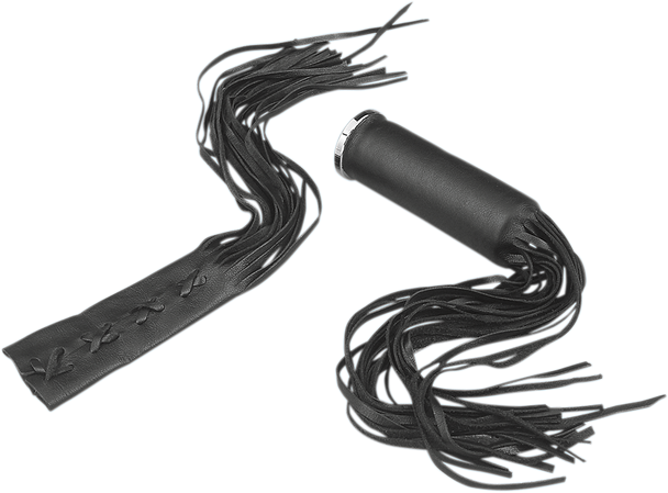 DRAG SPECIALTIES Fringed Leather Grip Covers DS-243060