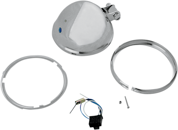 DRAG SPECIALTIES 5-3 4" Headlight Assemblies Housing DS-280099