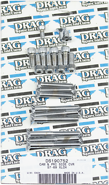 DRAG SPECIALTIES Cover Bolt Set DS-190752