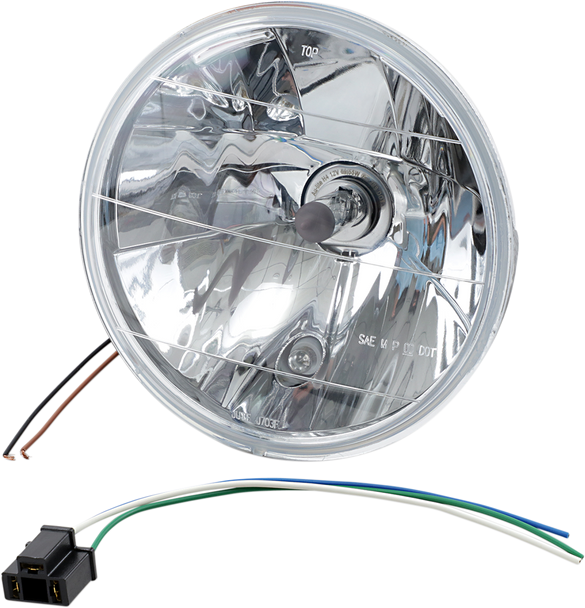 DRAG SPECIALTIES 7" Headlight With Running Light DS280189
