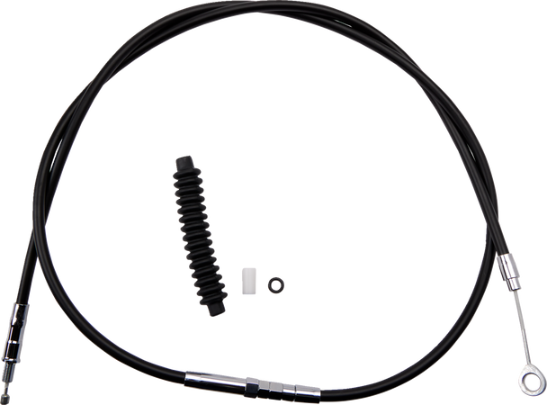 DRAG SPECIALTIES High-Efficiency Black Vinyl Clutch Cable 0652-1392
