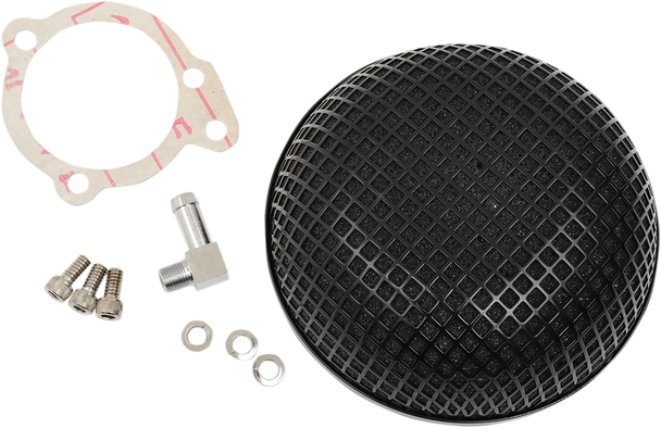 DRAG SPECIALTIES "Bob" Retro-Style Air Cleaner Kit 1010-1610