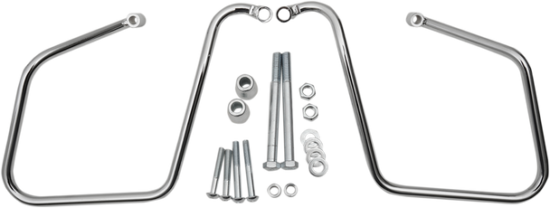 DRAG SPECIALTIES Chrome Saddlebag Support Brackets 3501-0964
