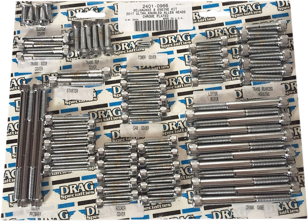 DRAG SPECIALTIES M-Eight Bolt Kit 2401-0966