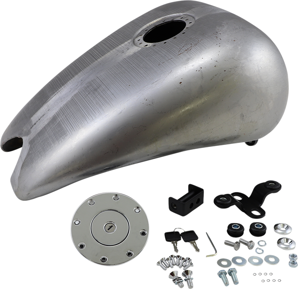 DRAG SPECIALTIES Extended Smooth Top Gas Tank DS390392