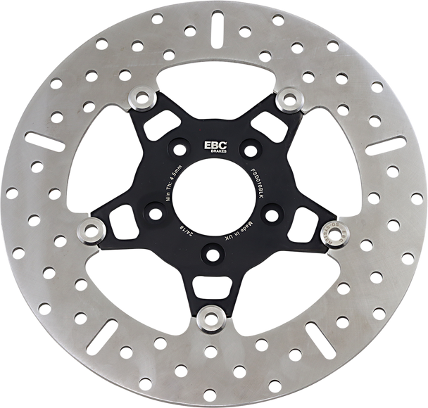 Ebc Fsd Series Stainless Steel Front Brake Rotor For Big Twins Fsd010Blk