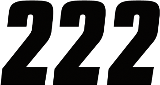 Factory Effex Number Stickers 890002