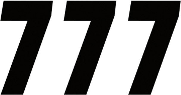 Factory Effex Number Stickers 890007